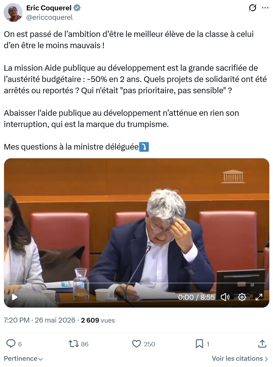 Eric Coquerel: On est passé de l’ambition…