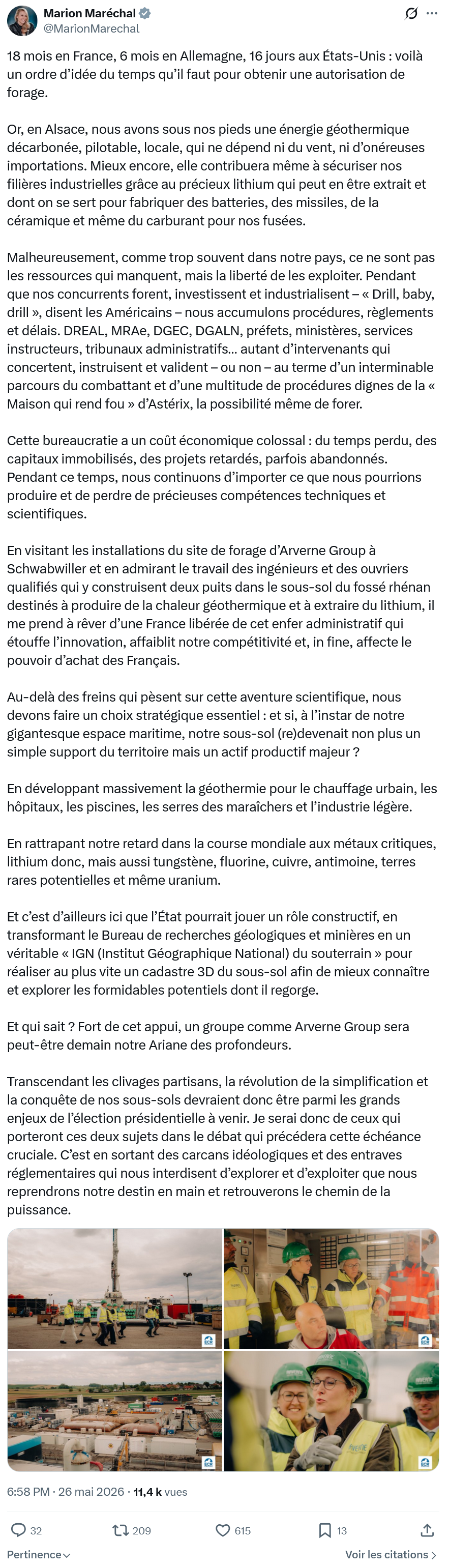 Marion Maréchal- Le Pen: 18 mois en France…