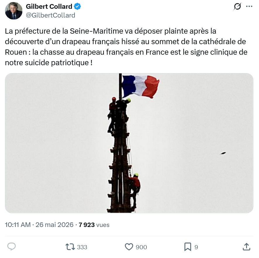 Gilbert Collard: La préfecture de la Seine-Maritime…