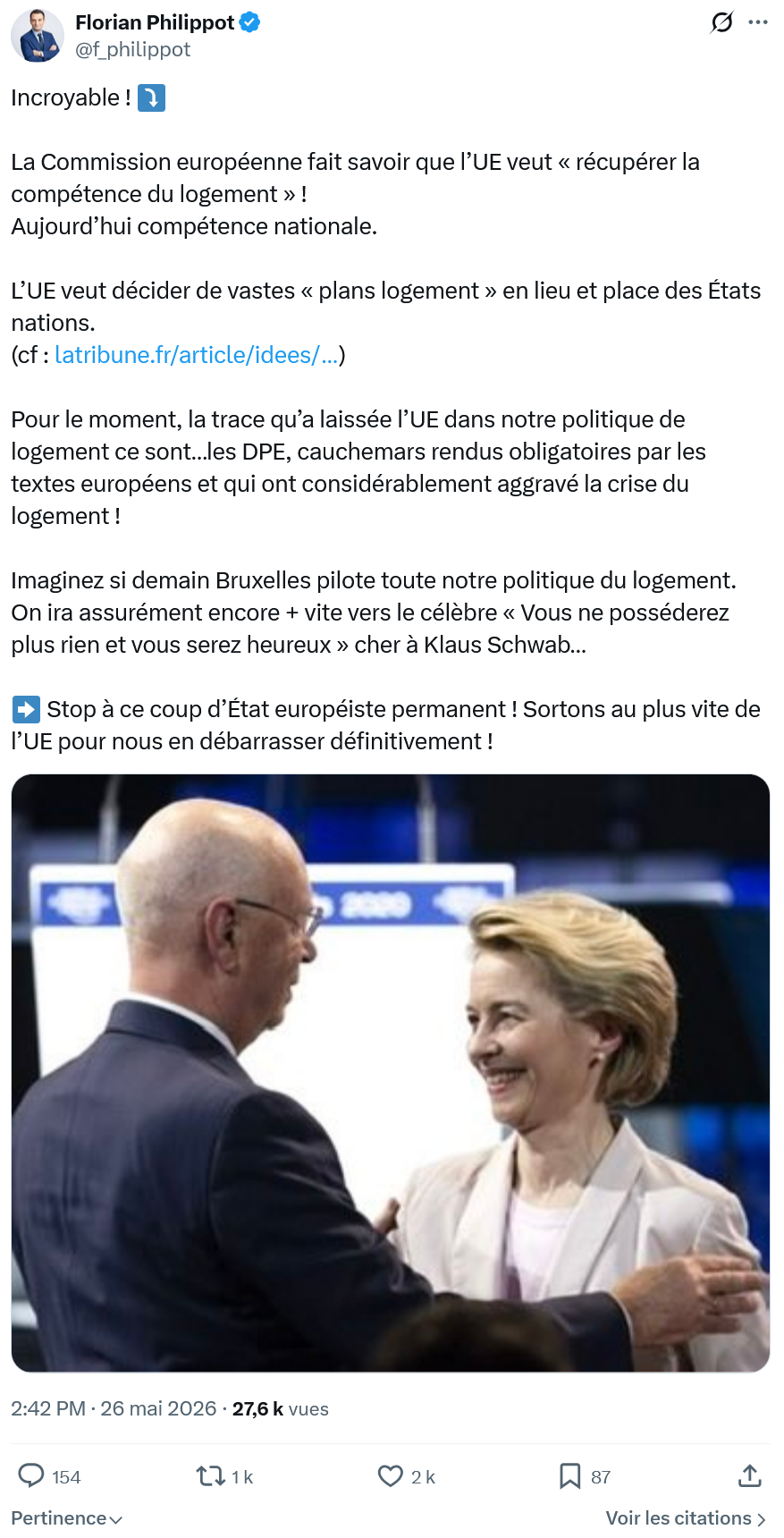 Florian Philippot: Incroyable !…