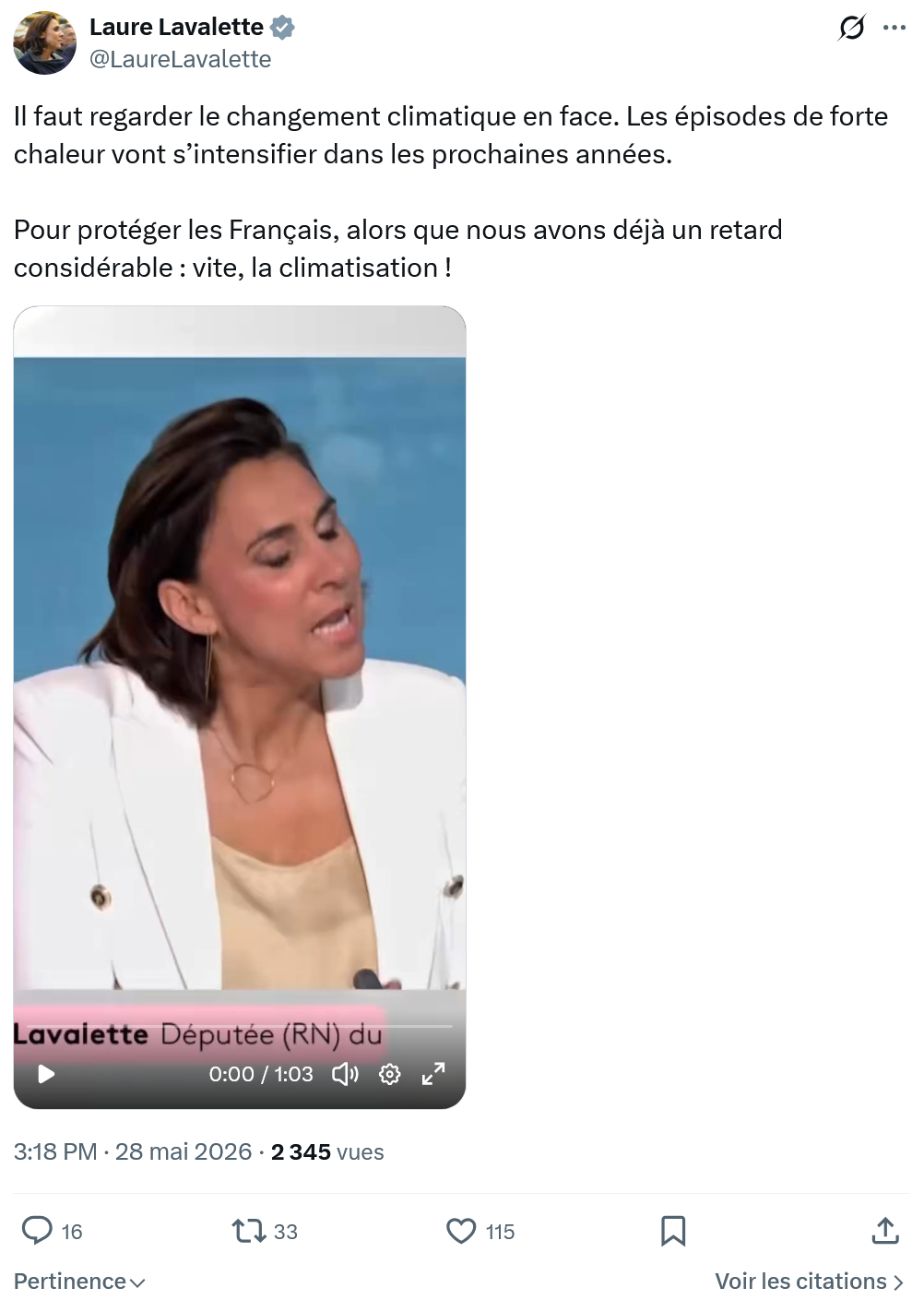 Laure Lavalette: Il faut regarder le changement...