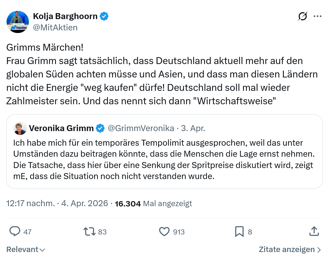 Kolja Barghoorn: Grimms Märchen!…