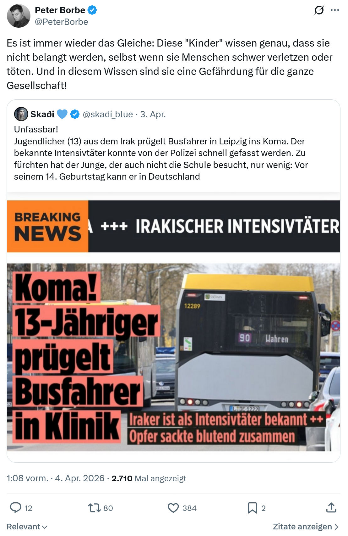 Peter Borbe: Es ist immer wieder das Gleiche…