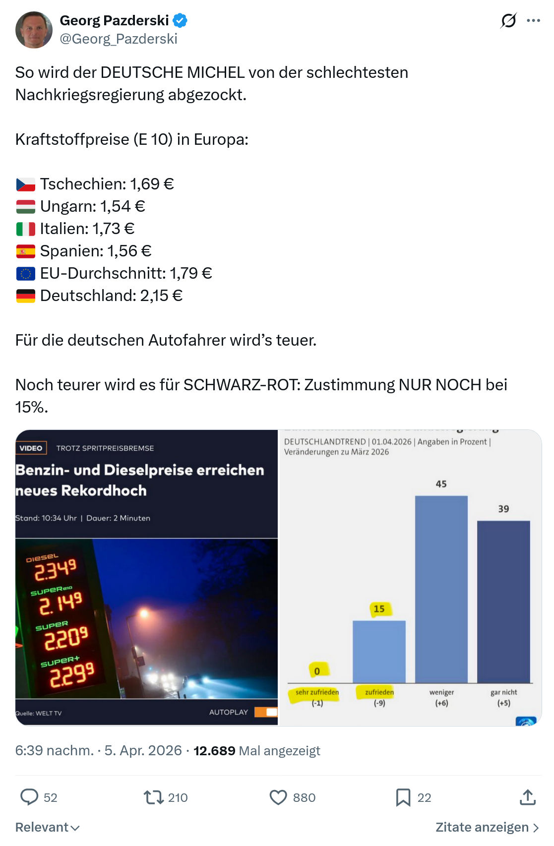 Georg Pazderski: So wird der DEUTSCHE MICHEL…