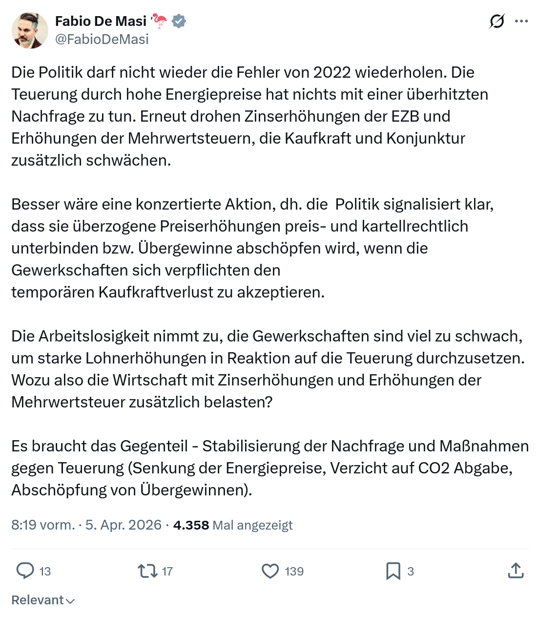 Fabio De Masi: Die Politik darf nicht wieder die Fehler…