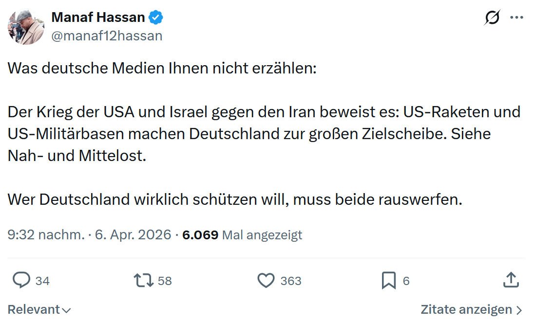 Manaf Hassan: Was deutsche Medien Ihnen nicht erzählen…