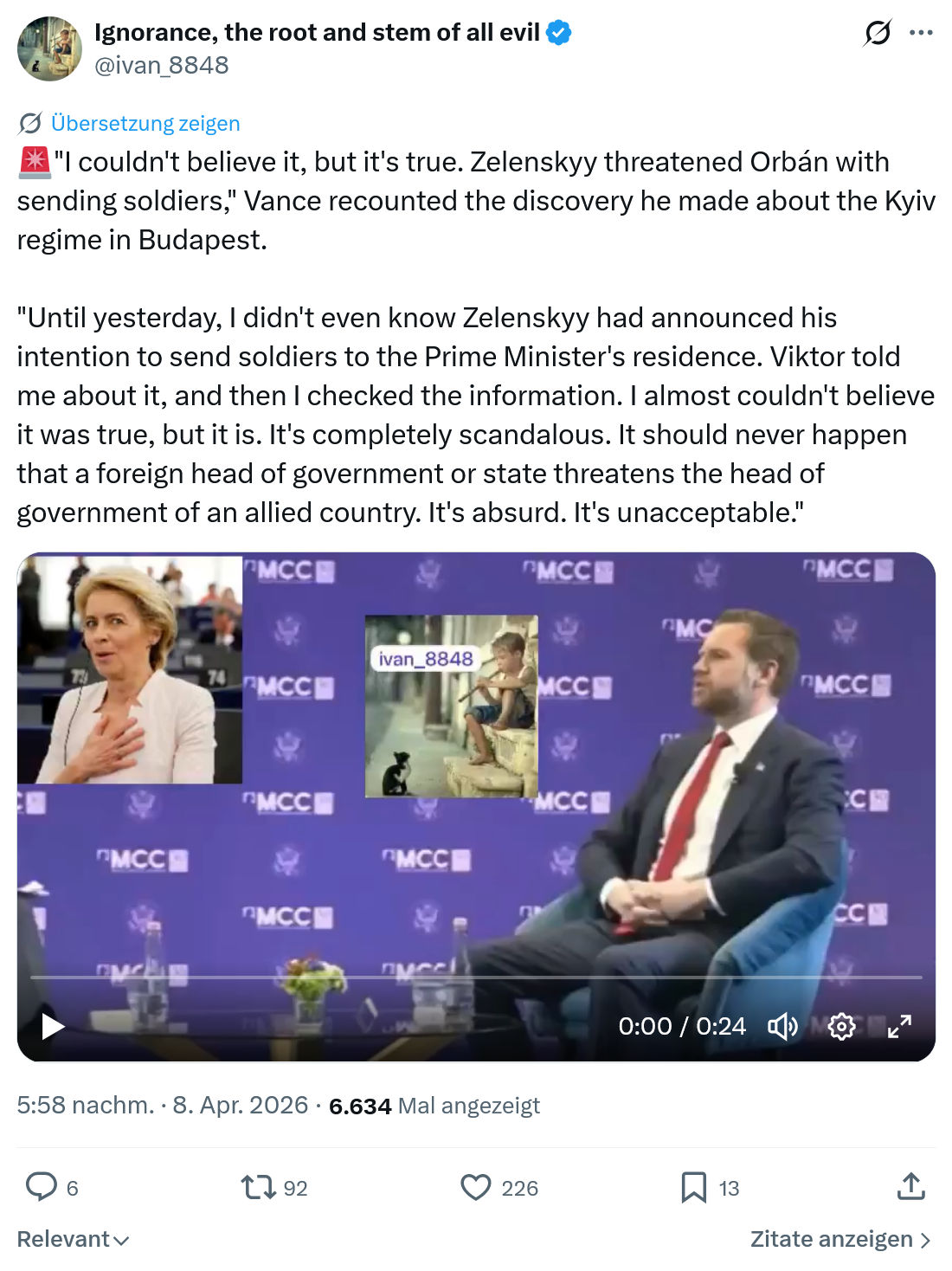 ivan Ignorance: I couldn't believe it, but it's true…