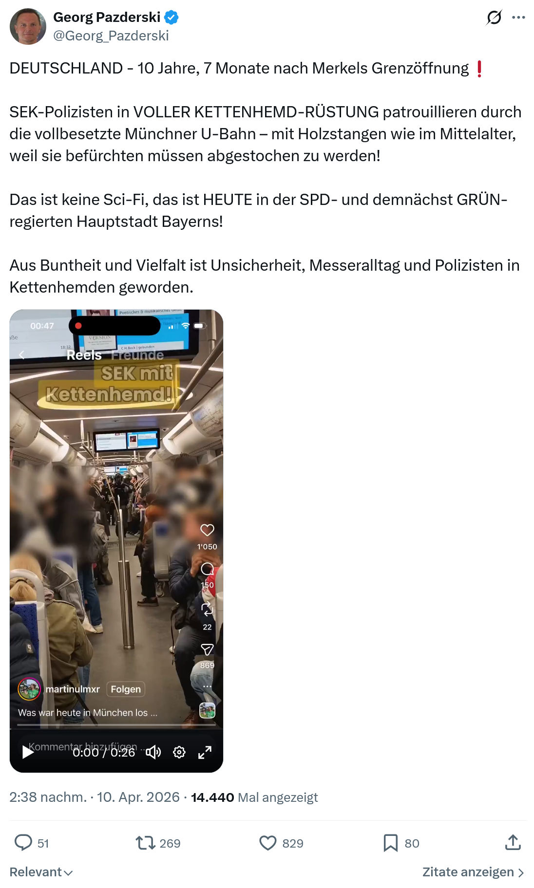 Georg Pazderski: DEUTSCHLAND - 10 Jahre…
