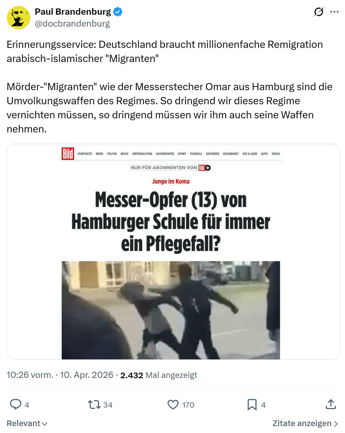 Paul Brandenburg: Erinnerungsservice…