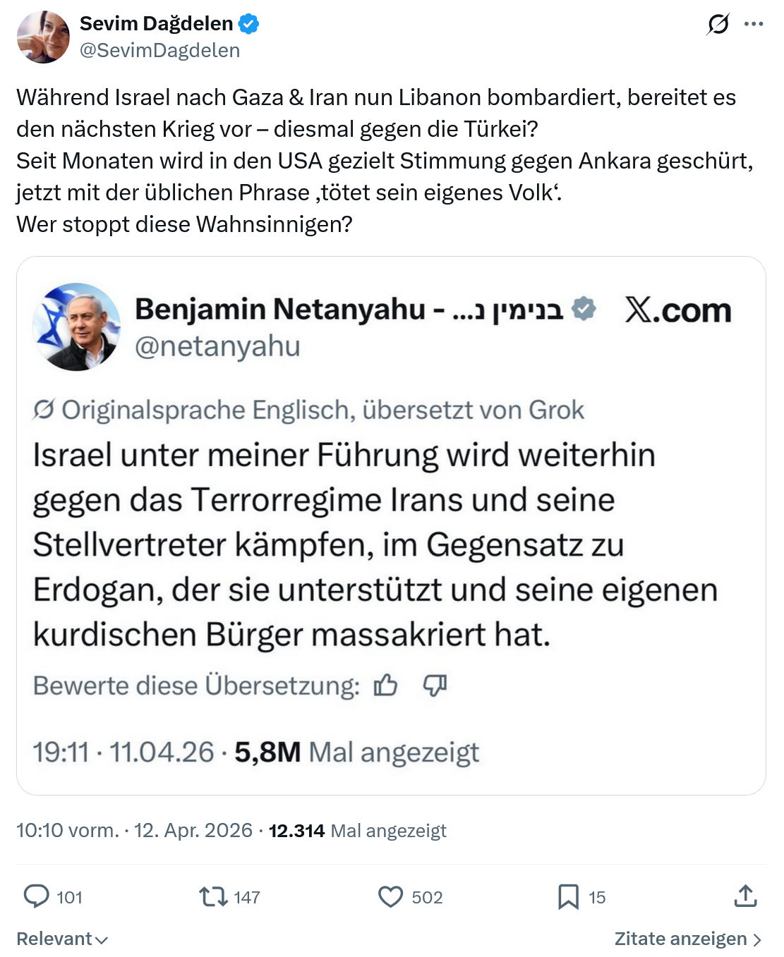 Sevim Dagdelen: Während Israel nach Gaza & Iran…