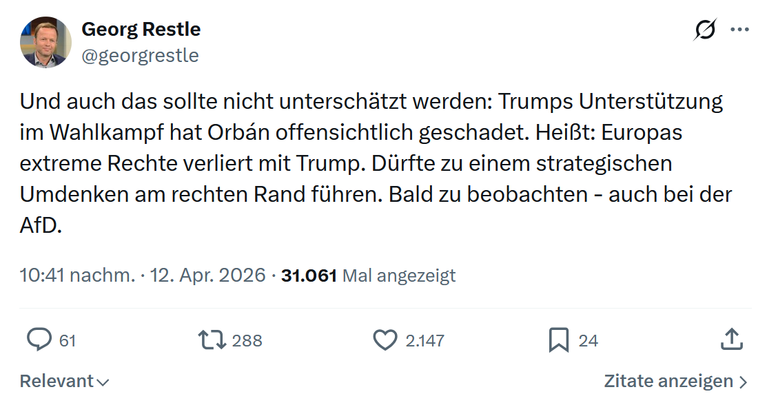 Georg Restle: Und auch das sollte nicht unterschätzt werden…