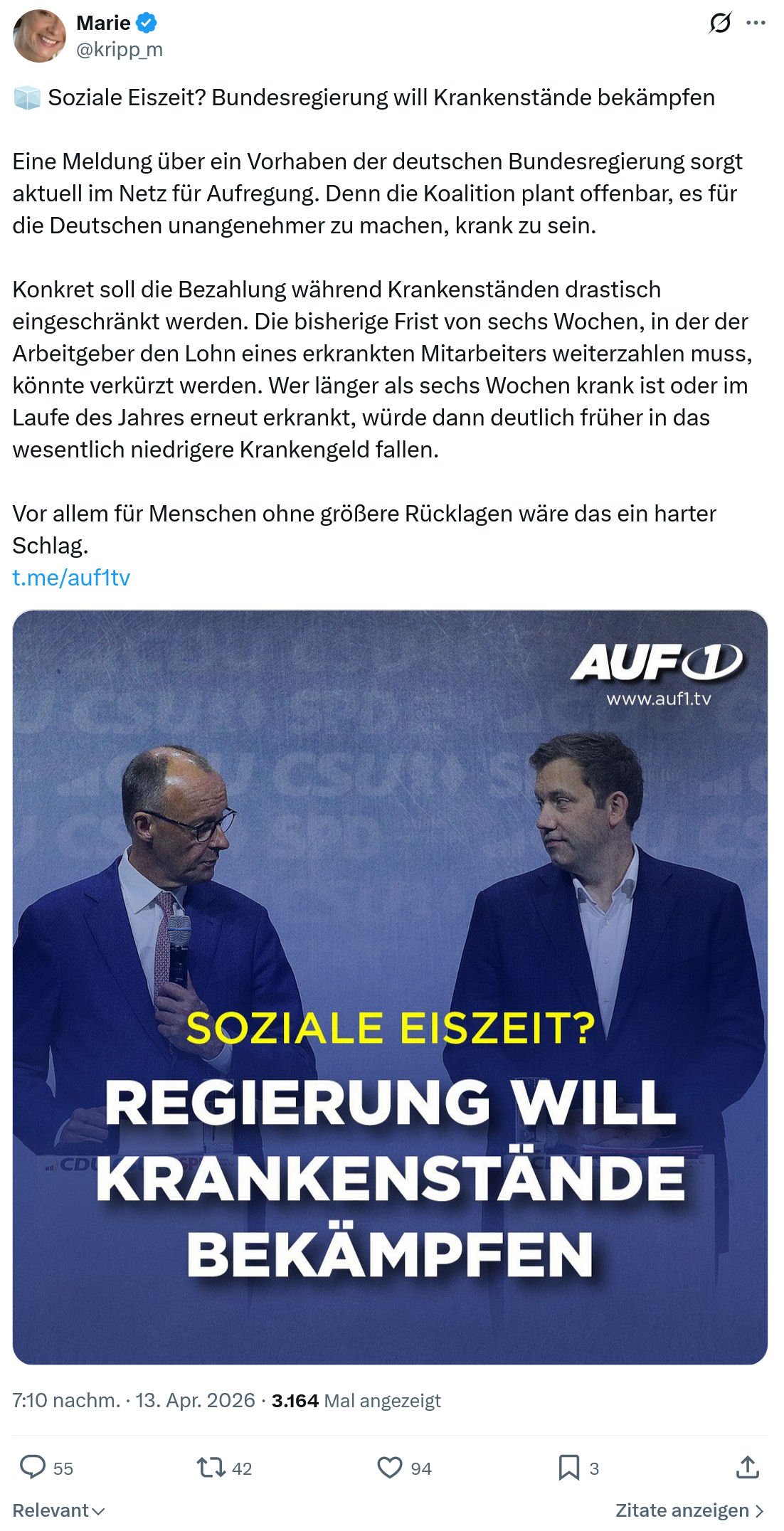 Marie kripp: Soziale Eiszeit?…
