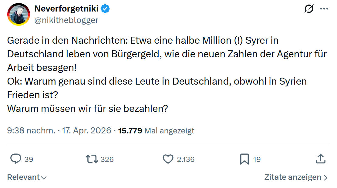 Neverforgetniki: Gerade in den Nachrichten: Etwa...
