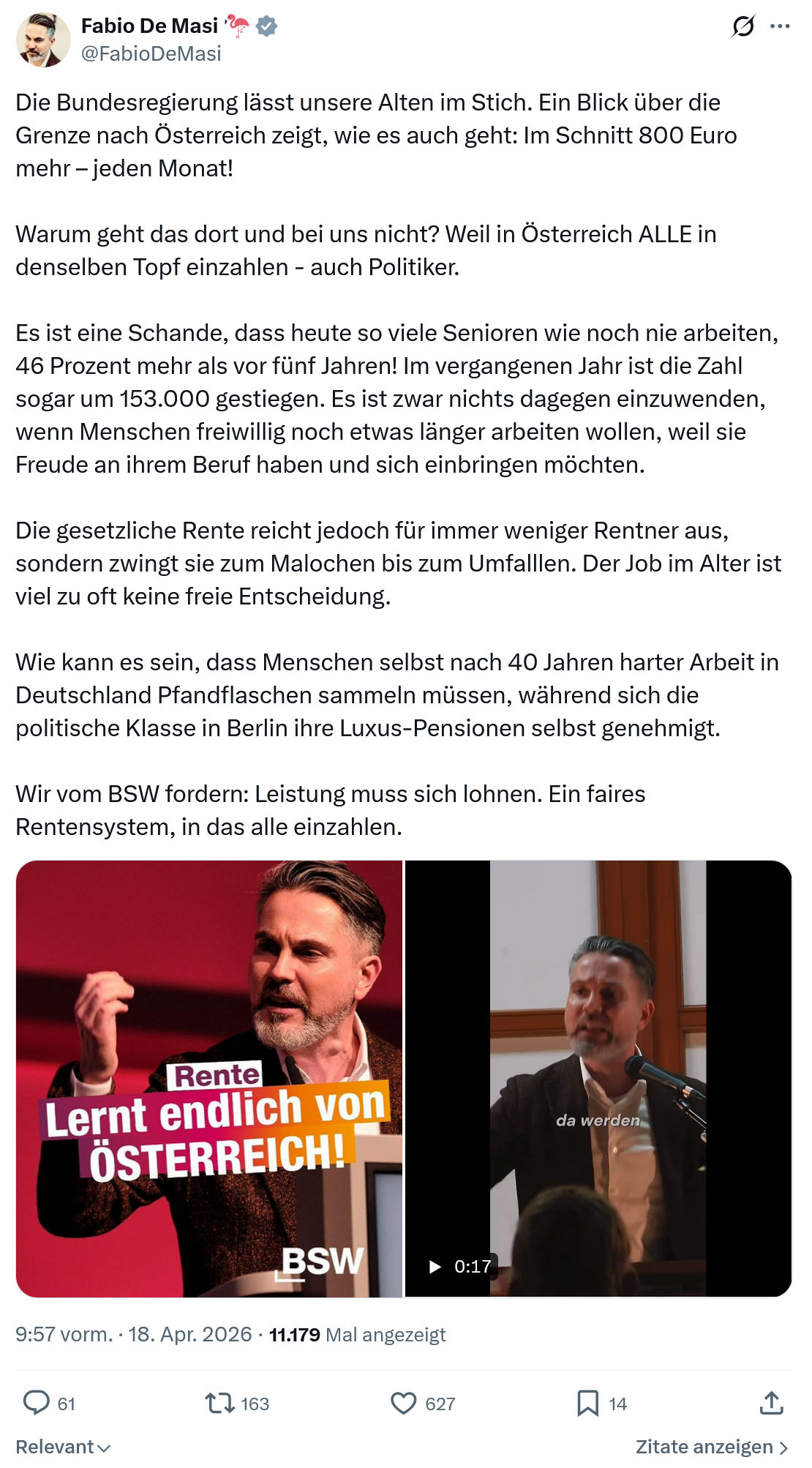 Fabio De Masi: Die Bundesregierung lässt unsere Alten…