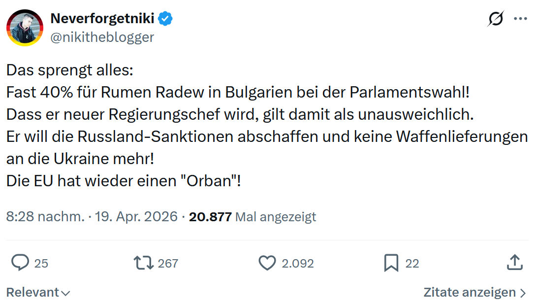 Neverforgetniki: Das sprengt alles…