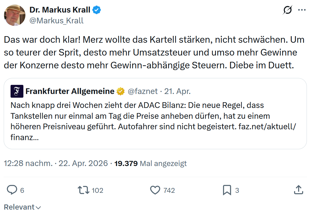 Markus Krall: Das war doch klar…