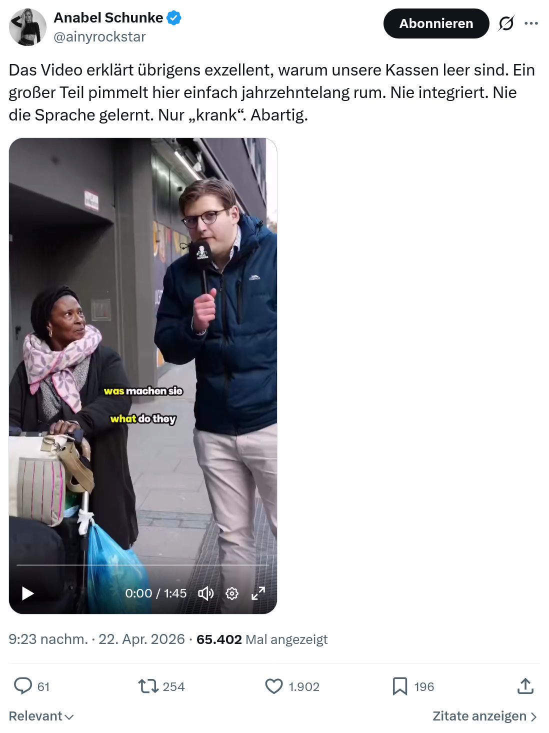 Anabel Schunke: Das Video erklärt übrigens exzellent…