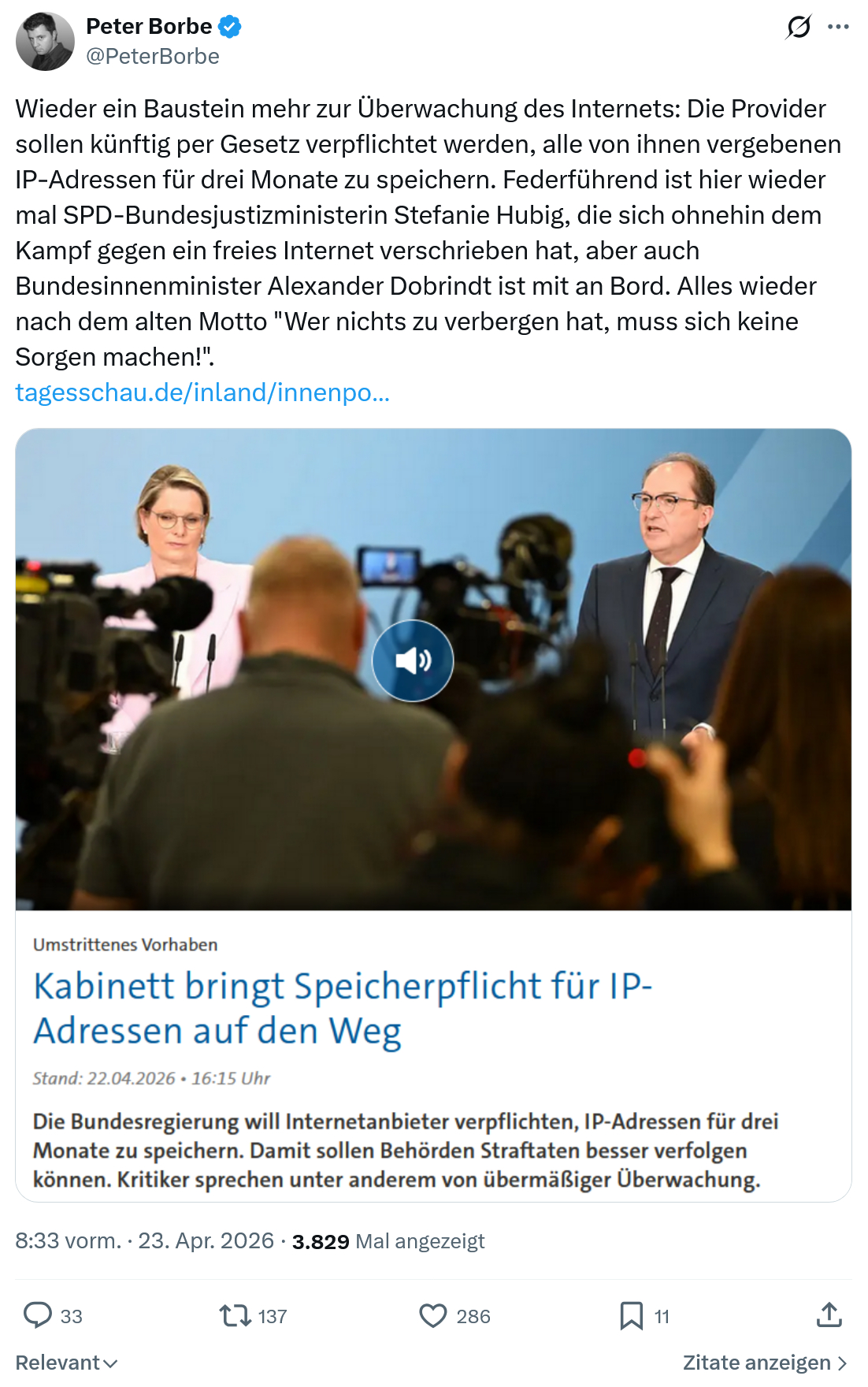 Peter Borbe: Wieder ein Baustein mehr zur ...