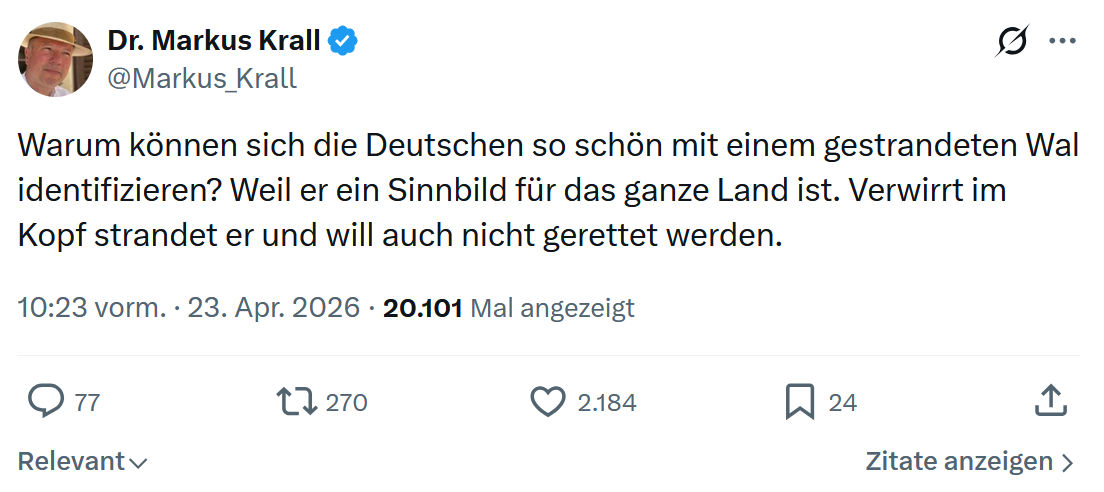 Markus Krall: Warum können sich die Deutschen...