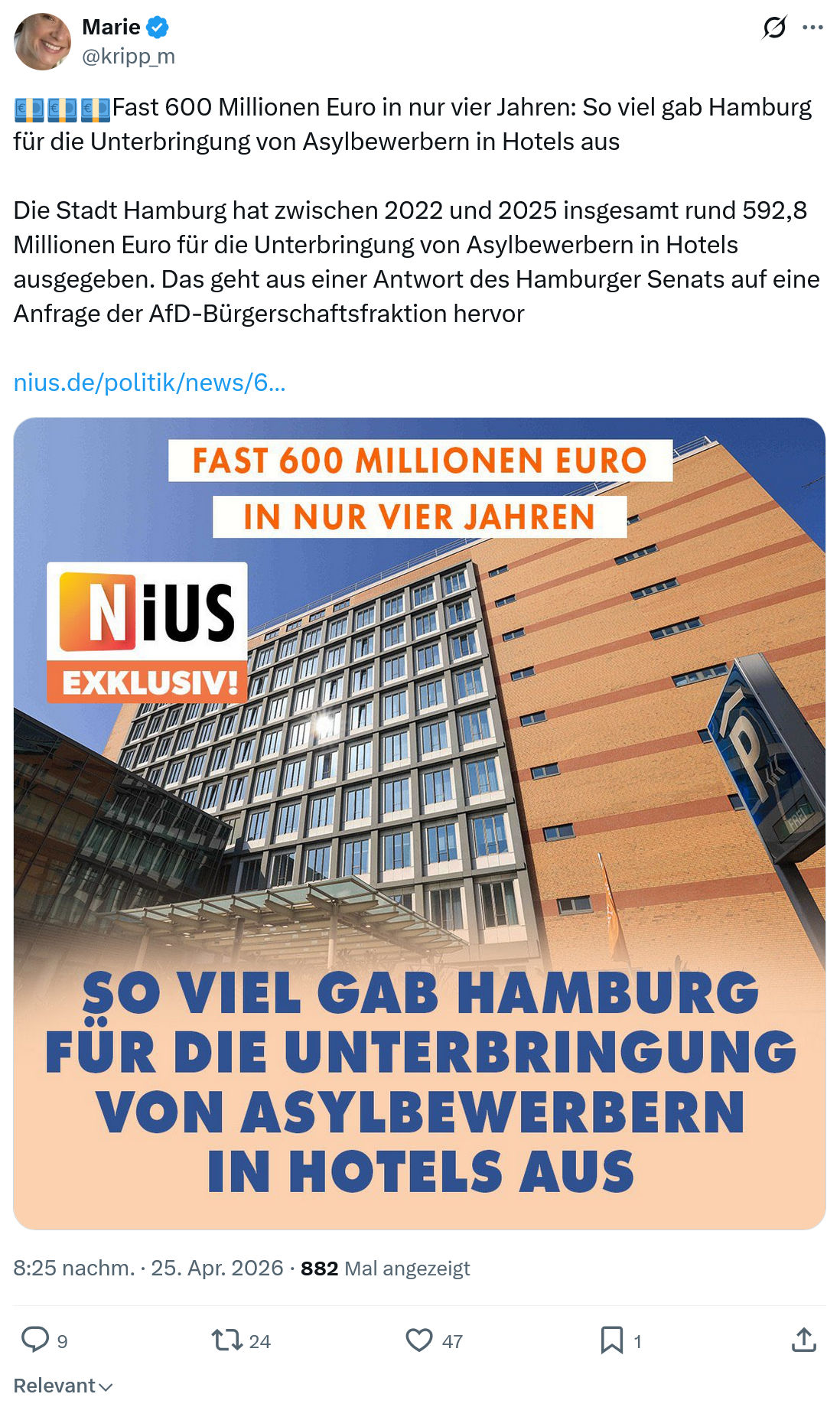 Marie kripp: Fast 600 Millionen Euro in nur vier Jahren…