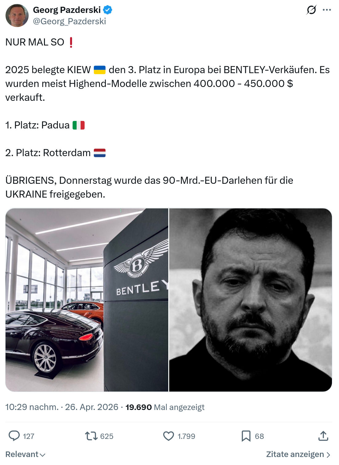 Georg Pazderski: NUR MAL SO…