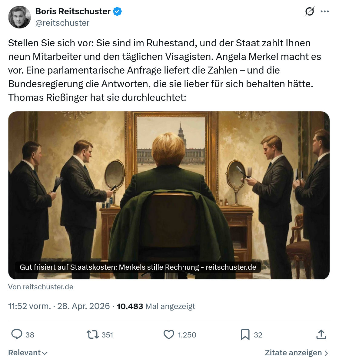 Boris Reitschuster: Stellen Sie sich vor…
