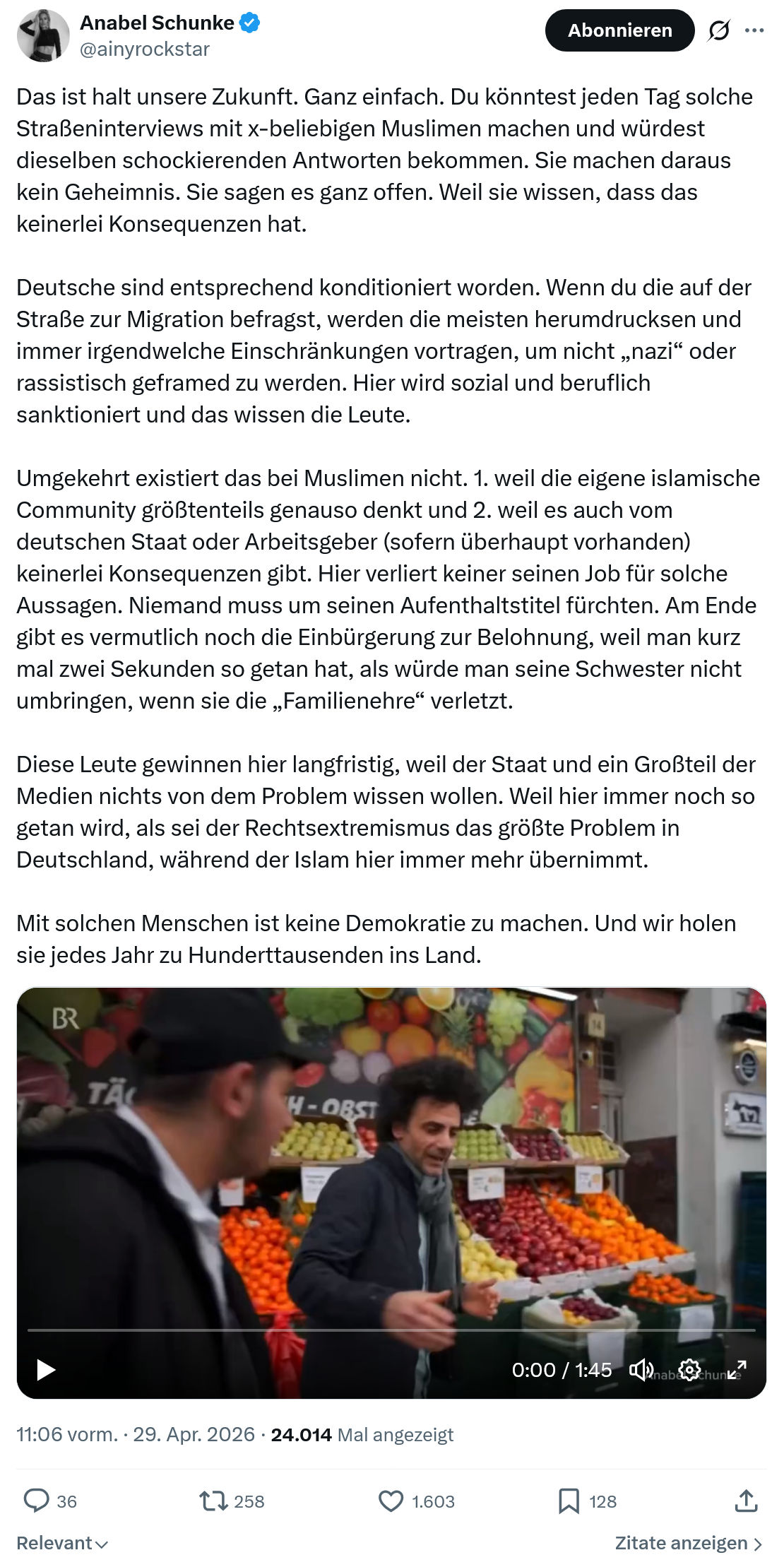Anabel Schunke: Das ist halt unsere Zukunft…