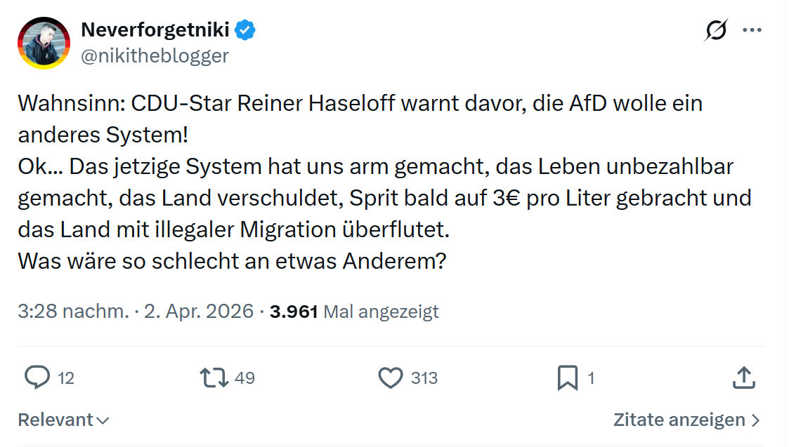 Neverforgetniki: Wahnsinn…