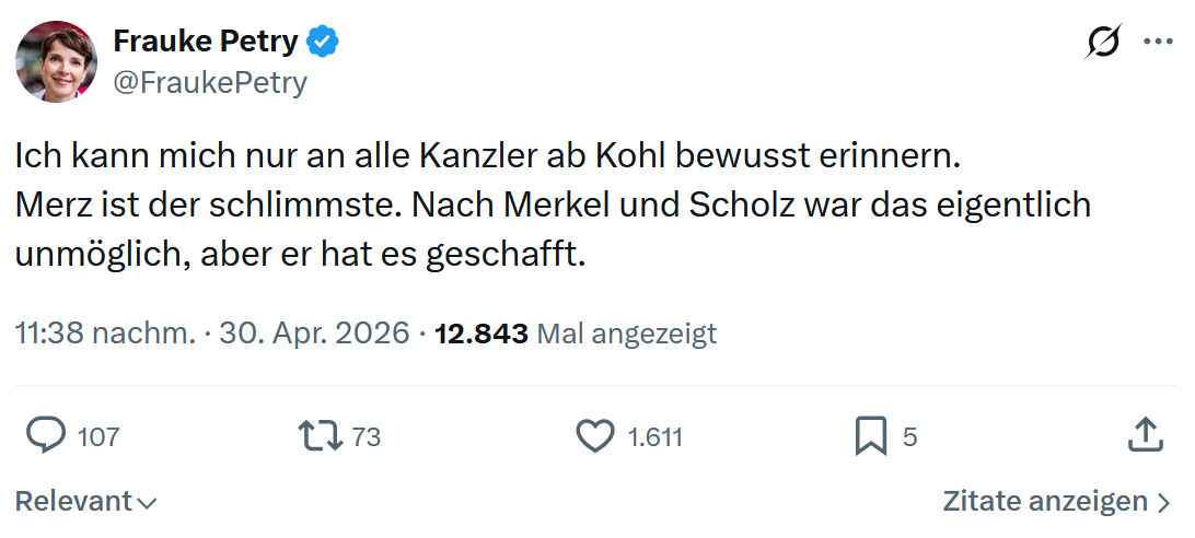 Frauke Petry: Ich kann mich nur an...