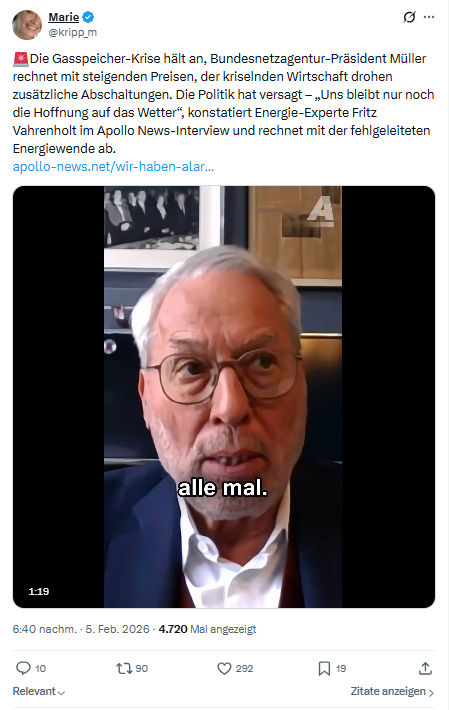 Marie kripp: Die Gasspeicher-Krise hält an, Bundesnetzagentur-Präsident...
