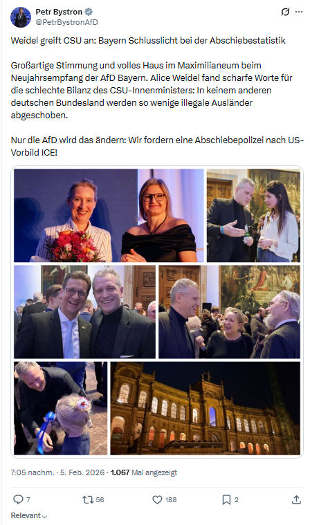 Petr Bystron: Weidel greift CSU an...