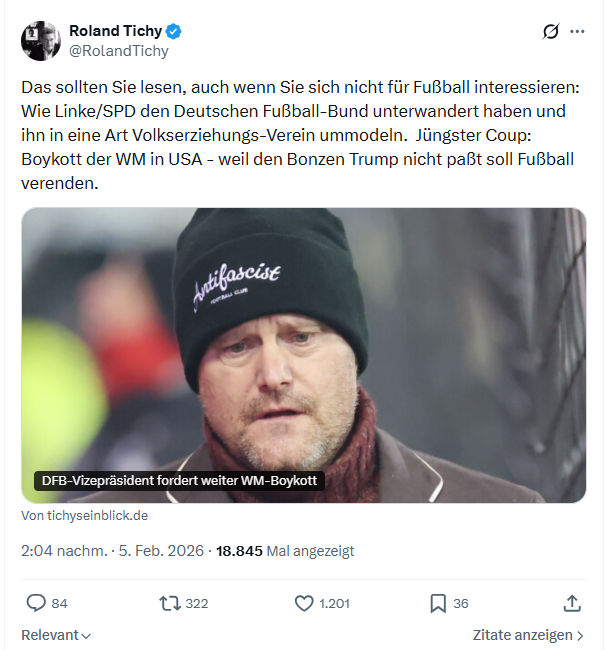 Roland Tichy: Keine Schreibtische und angemessener Sitzungssaal...