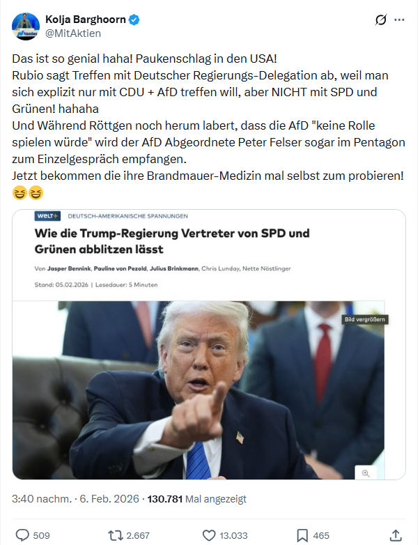 Kolja Barghoorn: Das ist so genial haha! Paukenschlag in den USA...