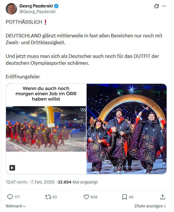 Georg Pazderski: POTTHÄSSLICH...