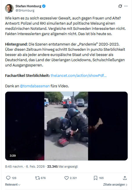 Stefan Homburg: Wie kam es zu solch exzessiver Gewalt...