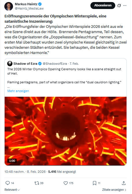 Markus Haintz: Eröffnungszeremonie der Olympischen Winterspiele...