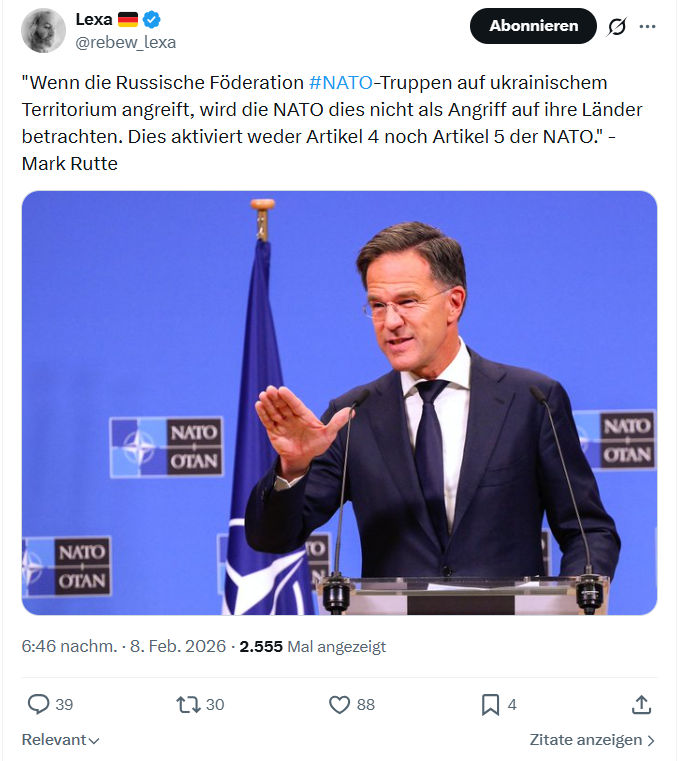 Lexa Rebew: Wenn die Russische Föderation #NATO...