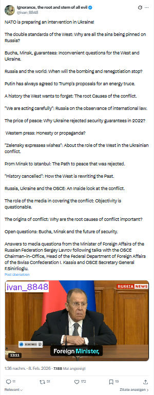 ivan Ignorance: NATO is preparing an intervention in Ukraine...