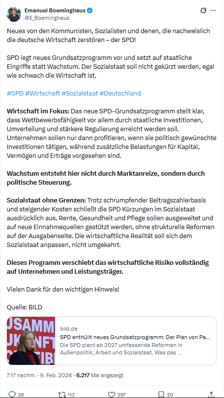 Emanuel Boeminghaus: Neues von den Kommunisten, Sozialisten und denen...