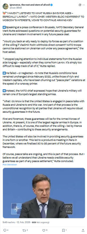 ivan Ignorance: I HAVEN’T LISTENED TO WHAT RUSSIA SAYS FOR AGES...