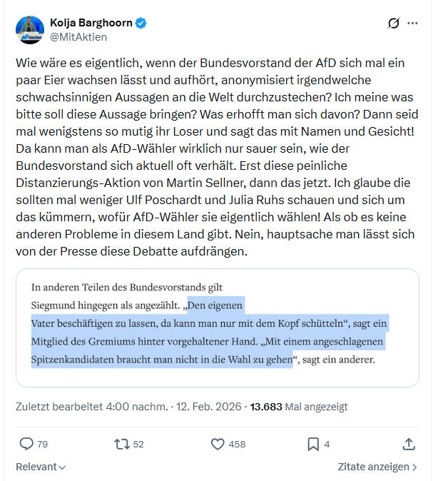 Kolja Barghoorn: Wie wäre es eigentlich...