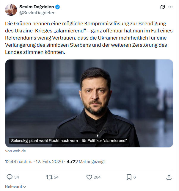 Sevim Dagdelen: Die Grünen nennen eine mögliche Kompromisslösung...
