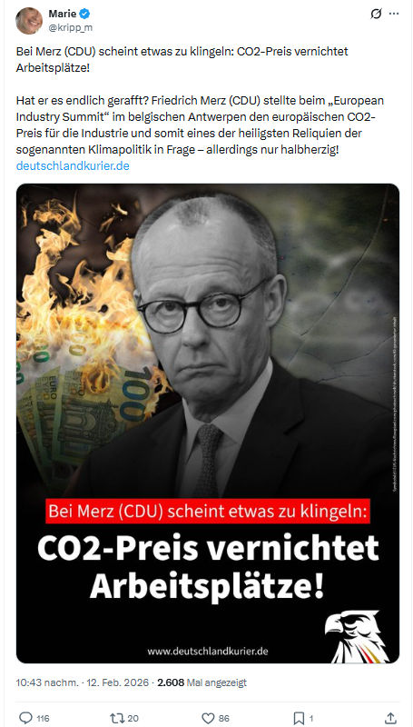 Marie kripp: Bei Merz (CDU) scheint etwas zu klingeln...