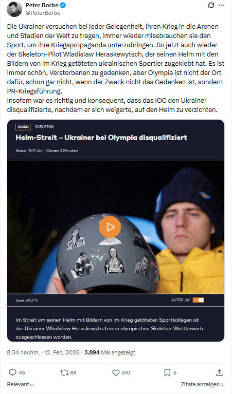 Peter Borbe: Die Ukrainer versuchen bei jeder Gelegenheit...