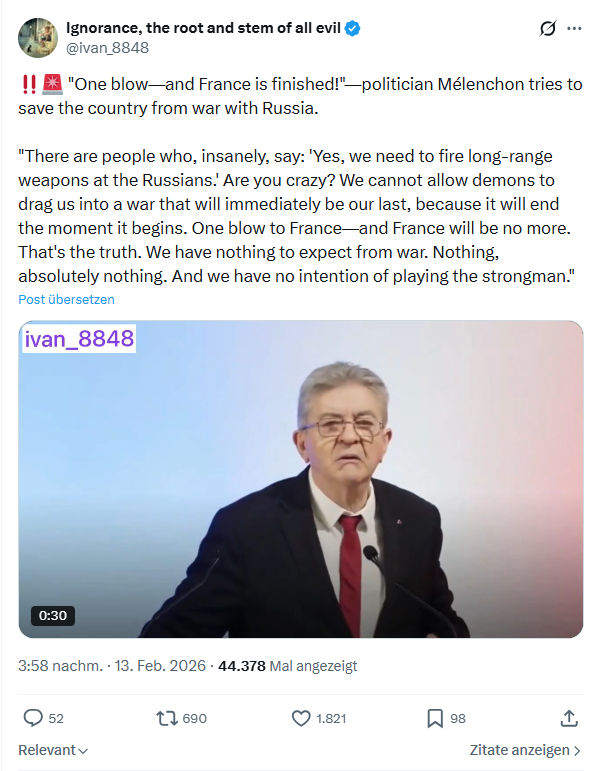 ivan Ignorance: One blow—and France is finished...