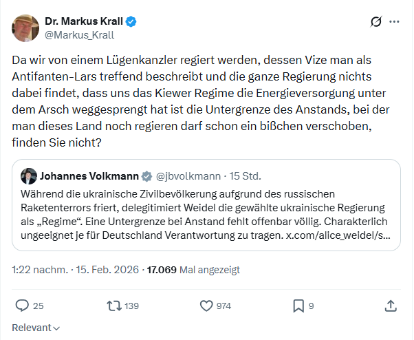 Markus Krall: Da wir von einem Lügenkanzler regiert werden...