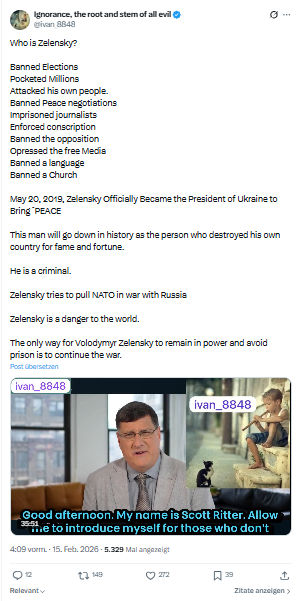 ivan Ignorance: Who is Zelensky...