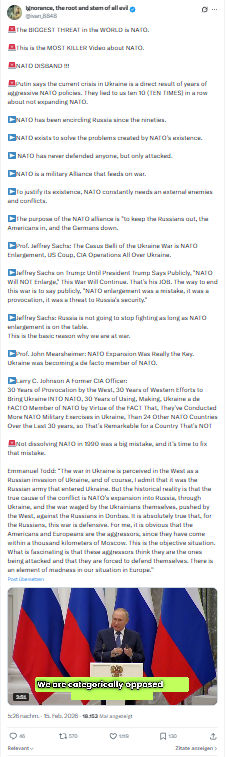 ivan Ignorance: The BIGGEST THREAT in the WORLD is NATO...