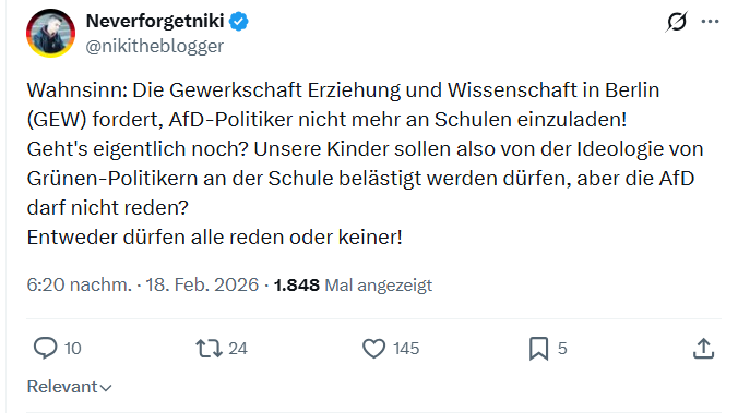 Neverforgetniki: Wahnsinn: Die Gewerkschaft Erziehung...