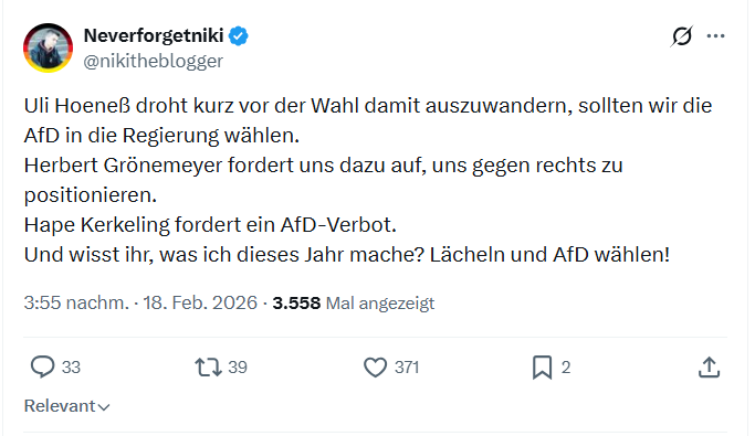 Neverforgetniki: Uli Hoeneß droht kurz vor der Wahl...